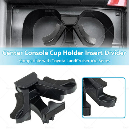 Center Console Cup Holder Divider for Toyota LandCruiser 100 Series (1998-2007)