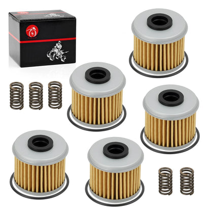 5 Pack Oil Filter Kit for Honda CRF Series