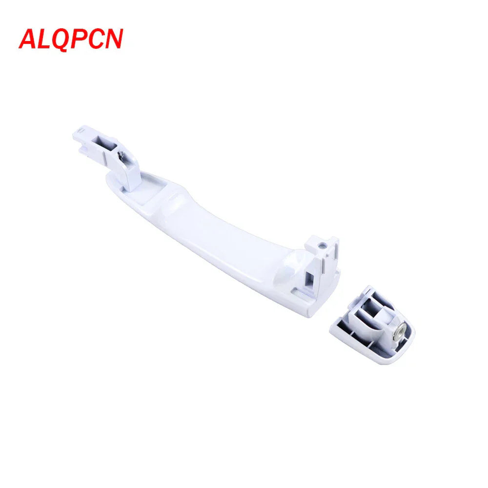 White Outer Door Handle No Key Hole for Nissan Navara D23 NP300 (2015-2022)