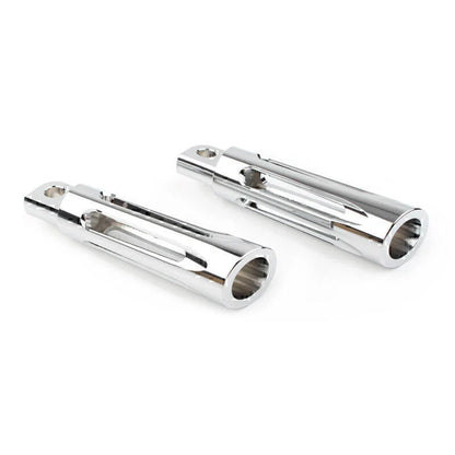 CNC Chrome Foot Pegs for Harley Touring Sportster Dyna Softail