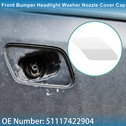 Front Right Washer Nozzle Cover Cap for BMW X6 (2015 - 2019) White