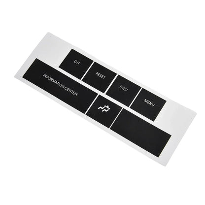 DASH Control Button Sticker in Black Vinyl for CHRYSLER and JEEP