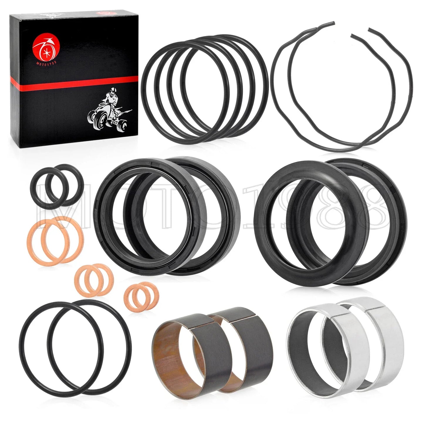 Fork Bushing Dust Oil Seals Kit for Suzuki RF900R (1994–1998)