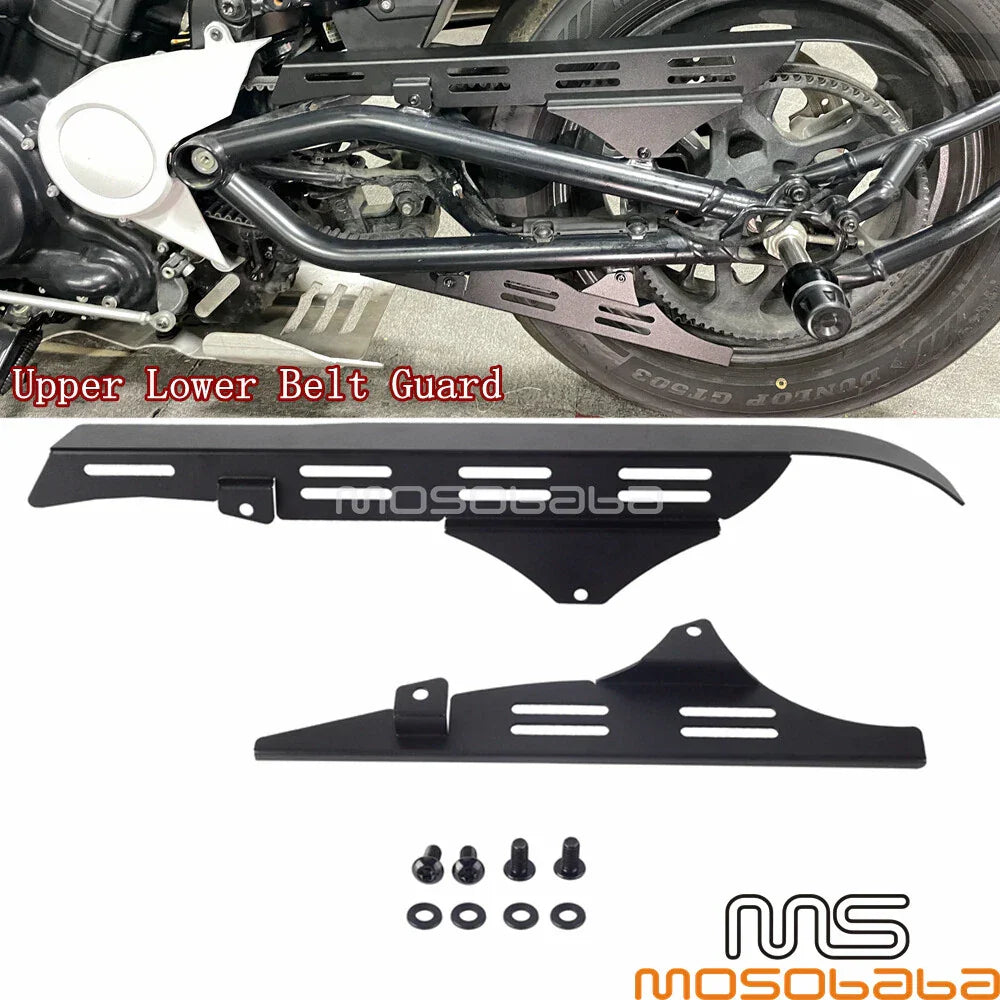 Aluminum Belt Guard Wheel Cover for Harley Sportster S 2021-2024