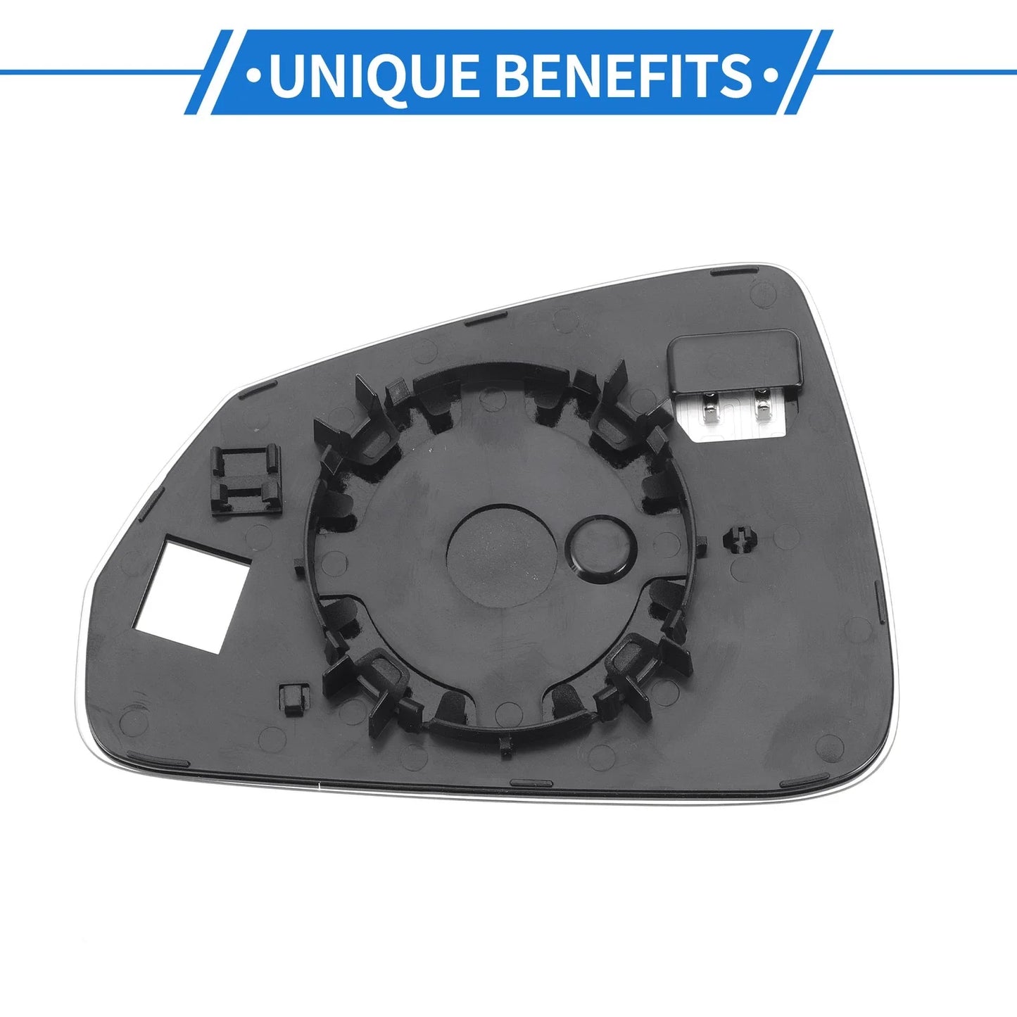 Right Driver Side Heated Mirror Glass Replacement for BMW X1