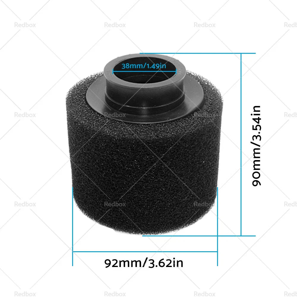 38mm Foam Pod Air Filter for 125cc 140cc PIT PRO Quad Dirt Bike ATV