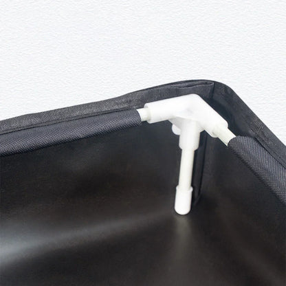 Shower Base Lightweight PVC with Drain for Garden and Outdoor