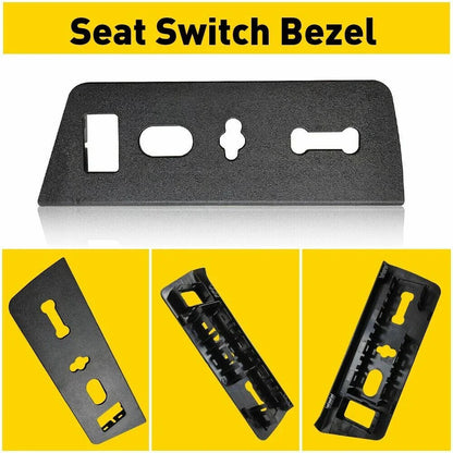 Power Seat Switch Trim Bezel Black for Ford F-150 (2009-2014)