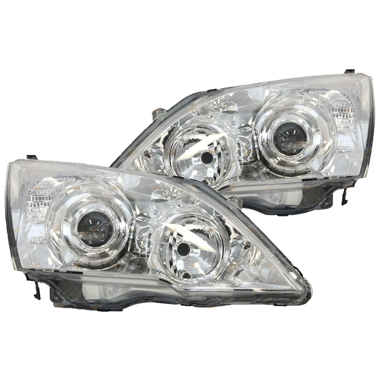Chrome Projector Headlights Pair for Honda CR-V RE SUV (2007-2012)