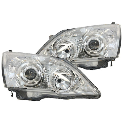 Chrome Projector Headlights Pair for Honda CR-V RE SUV (2007-2012)