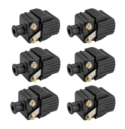 Ignition Coils 6-Pack for Mercury Outboard 25Hp Engine (1980–2006)