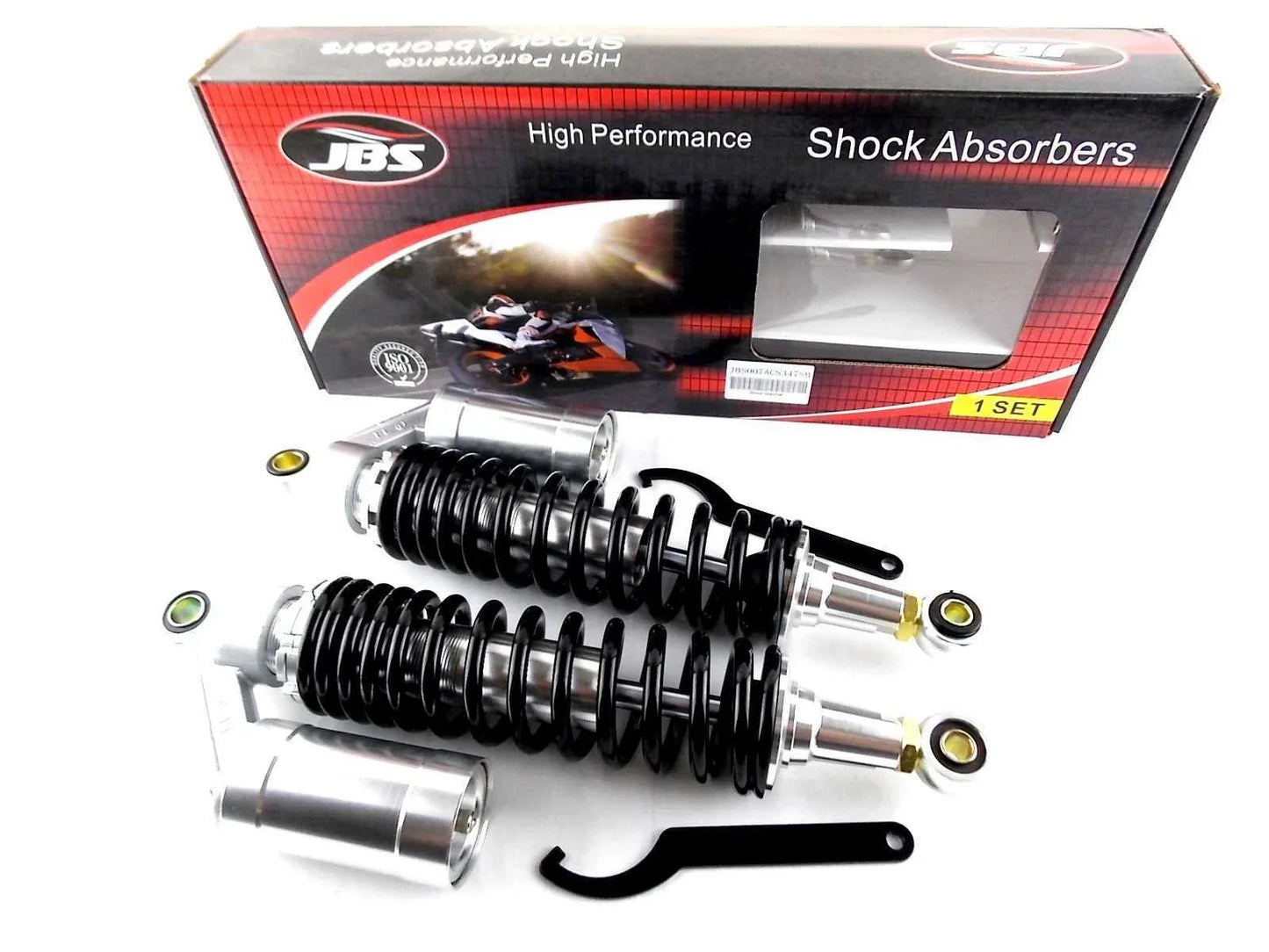 347mm JBS Rear Air Nitrogen Cell Shock Absorbers for Kawasaki ZR400 Zephyr