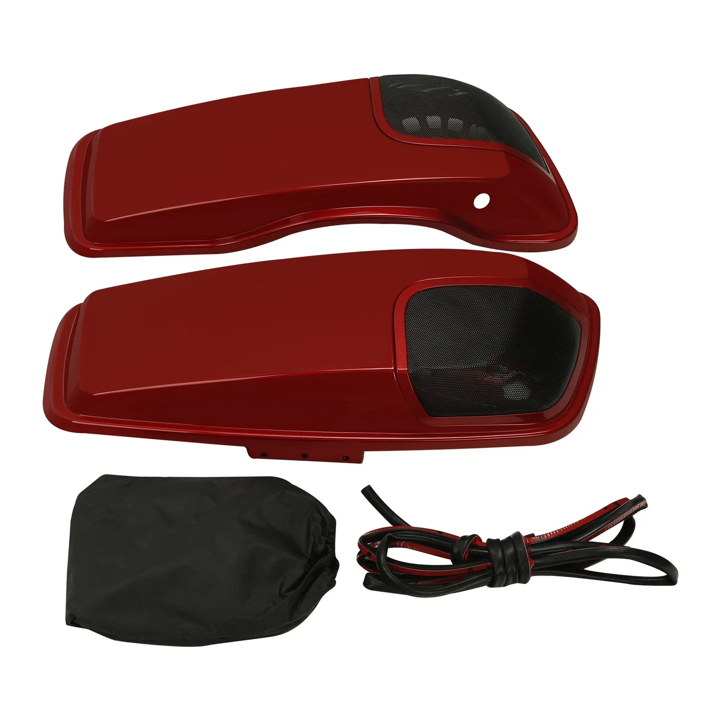 Saddlebag Lid Speaker Cutout Grill for Harley Electra Glide (14-24)