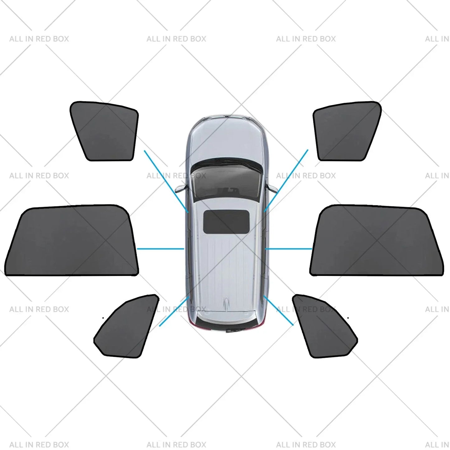 Magnetic Sun Shade Mesh for BMW X5 F95 G05 (2018 - Present)
