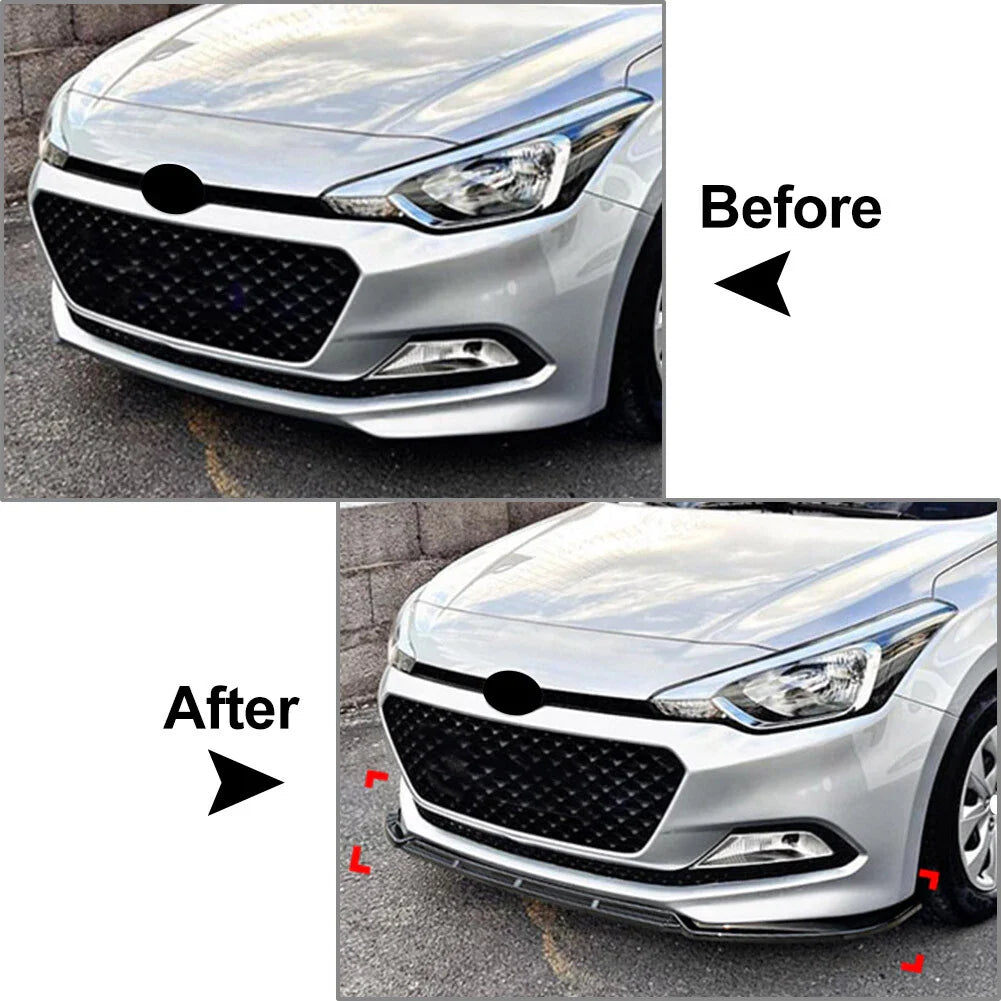 Front Bumper Splitter Lip for Hyundai I20 (2015-2017)