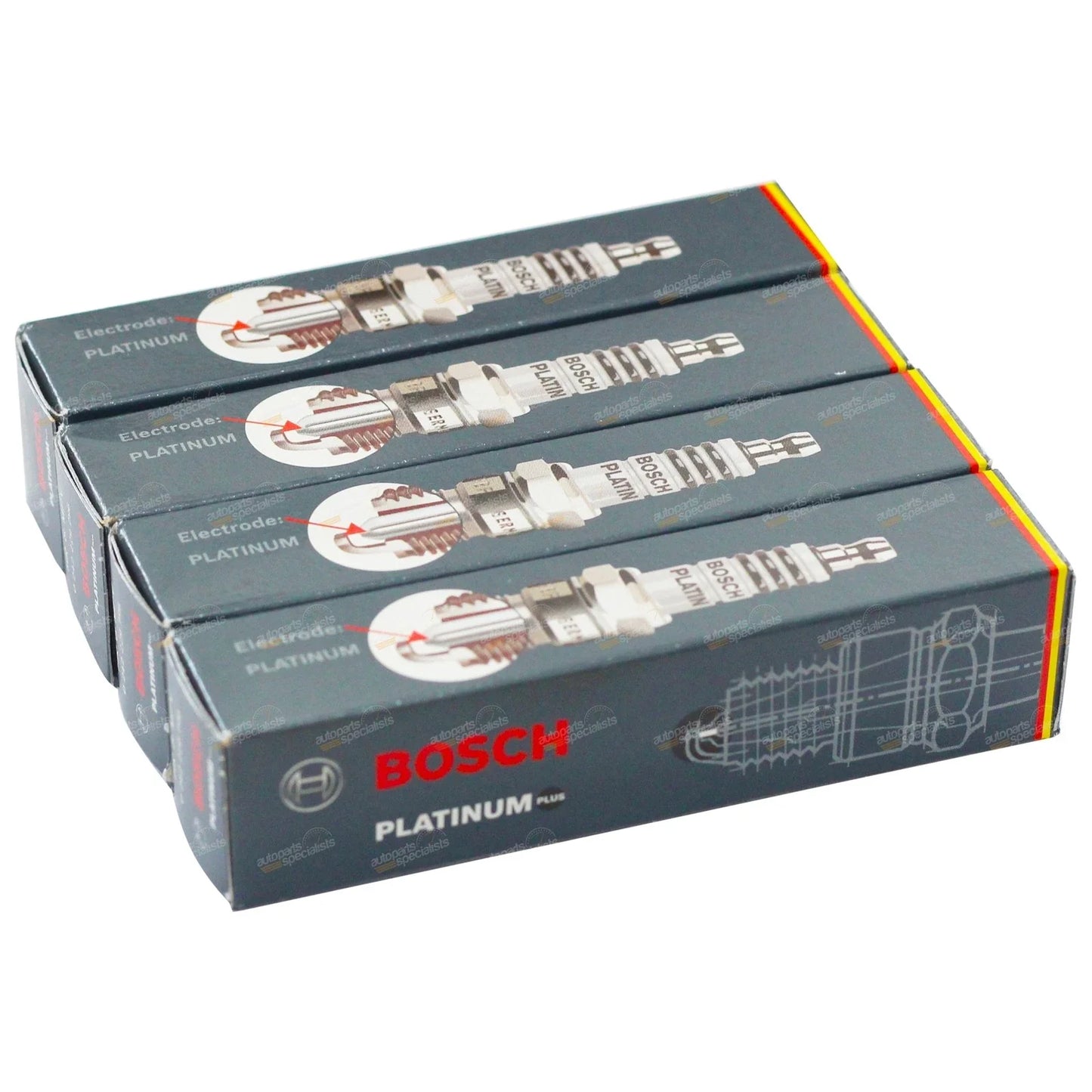 Set of 4 Spark Plugs for Toyota Camry (1993–1997)