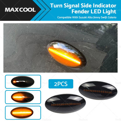 Dynamic LED Turn Signal Lights for Suzuki Alto, Jimny, Swift, Celerio (2004-2023)