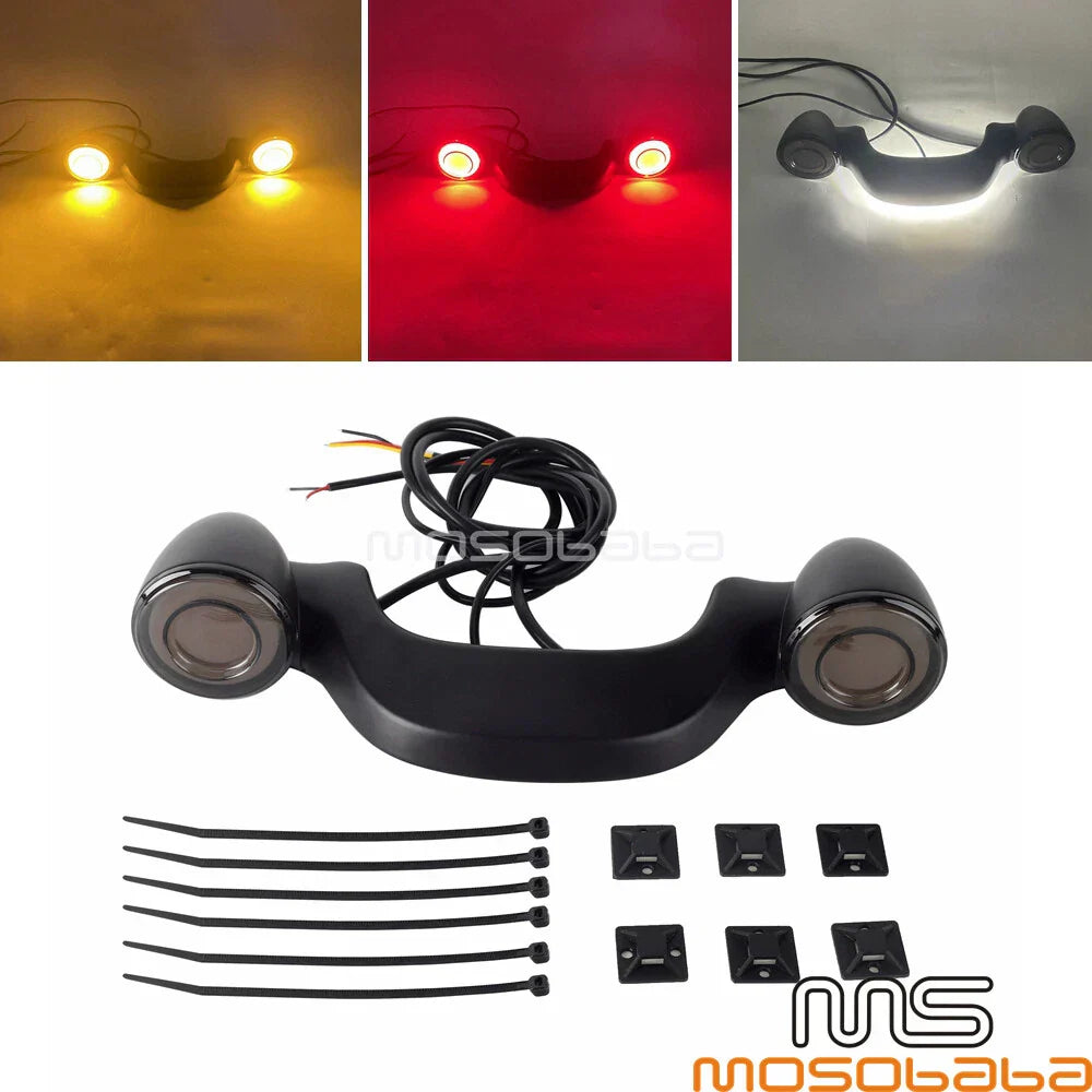 Rear LED Brake Tail Turn Signal Light Bar for Harley Touring Street Glide FLHX (2014-2023)