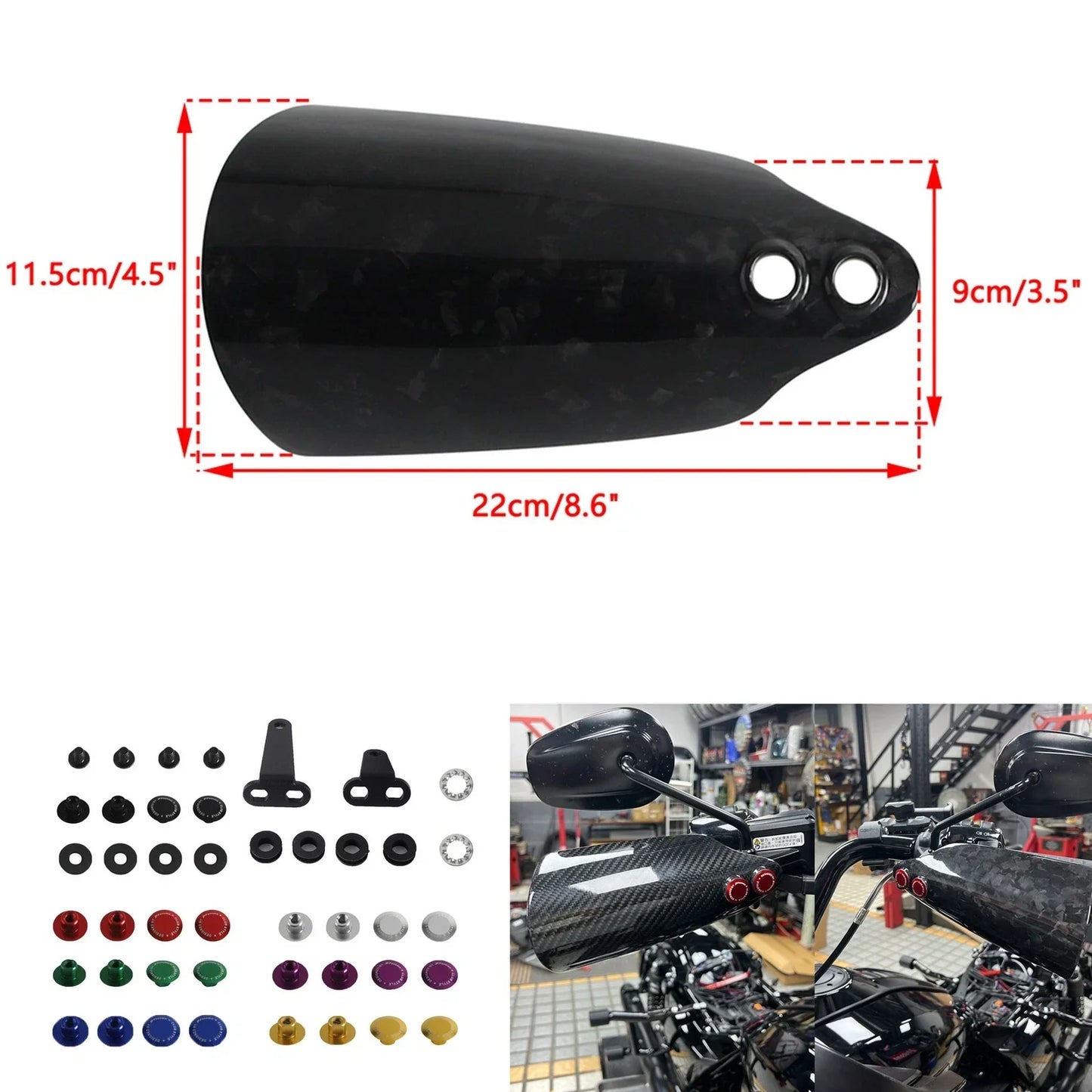 Low-Profile Performance Hand Guards for Harley Road Glide Limited (21-23)