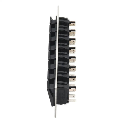 8 Rocker Switch Panel with LED Light for Boat Car