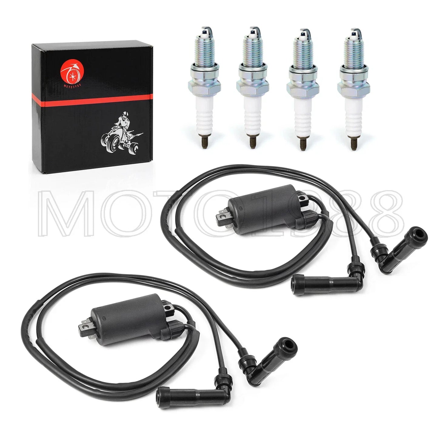 Ignition Coil & Spark Plug W/ Cap for HONDA Goldwing 1100 GL1100 (1980–1981)