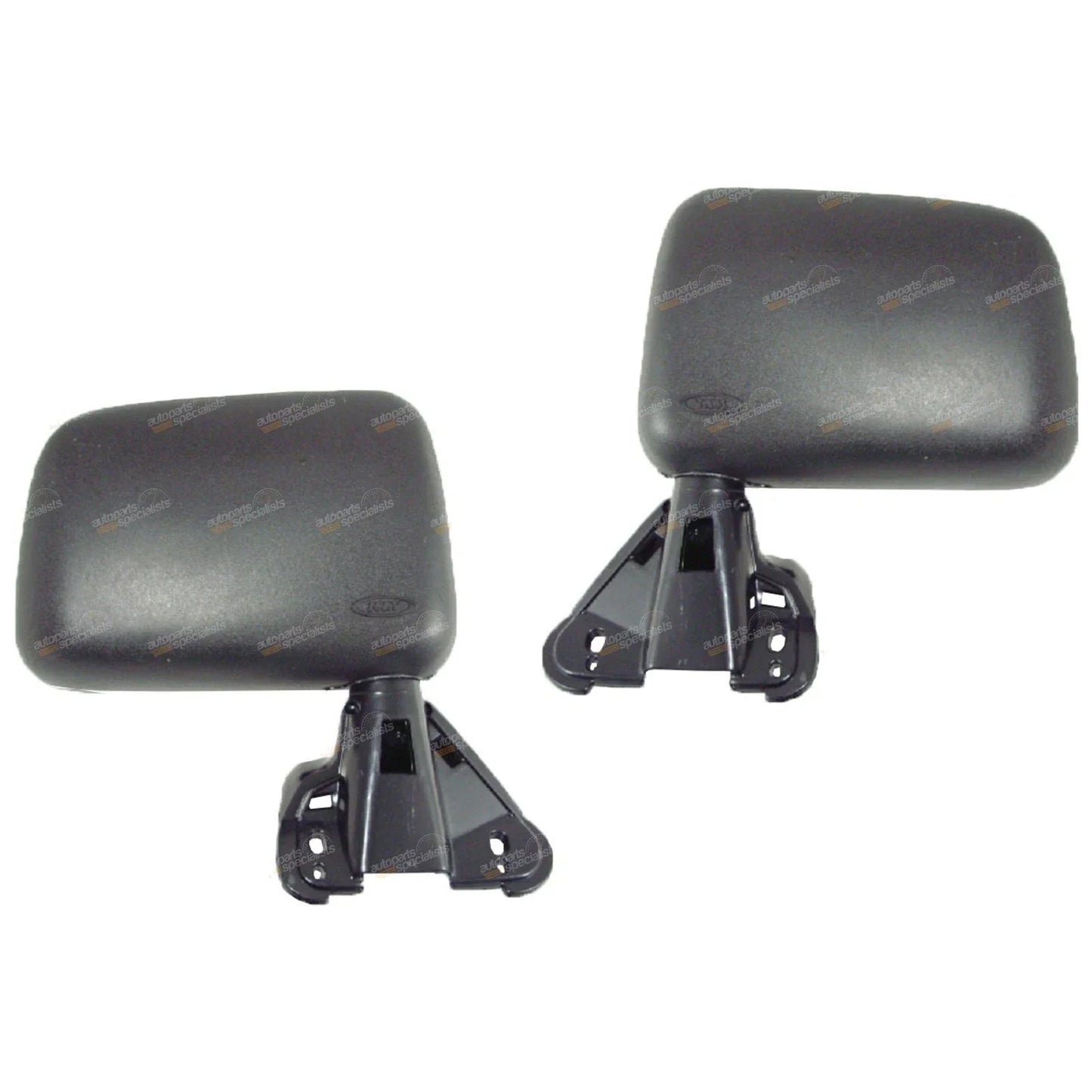 2 x LH+RH Black Manual Door Mirrors Pair for Toyota Hilux (1983–2004)