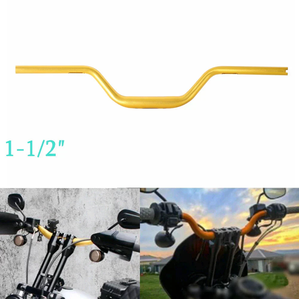 1-1/2" Tapered High Bend Handlebar for Harley Street Bob Softail Dyna