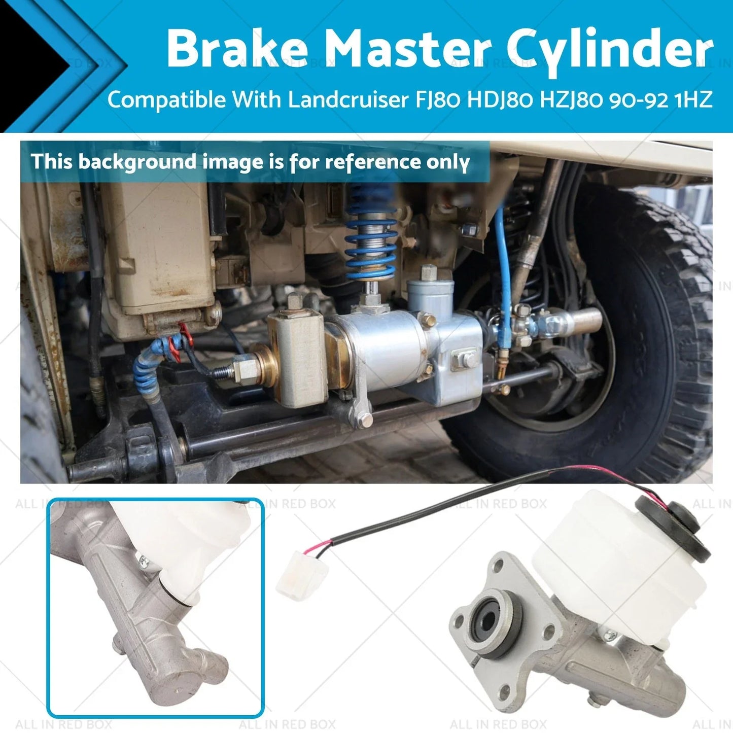 Brake Master Cylinder for Toyota Landcruiser FJ80R HDJ80R HZJ80R (90-92)
