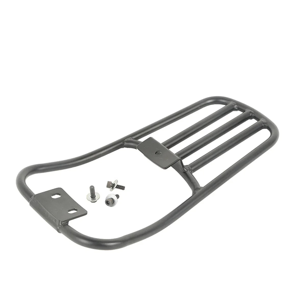 Black Rear Fender Luggage Rack for Harley Softail Deluxe (2005-2017)
