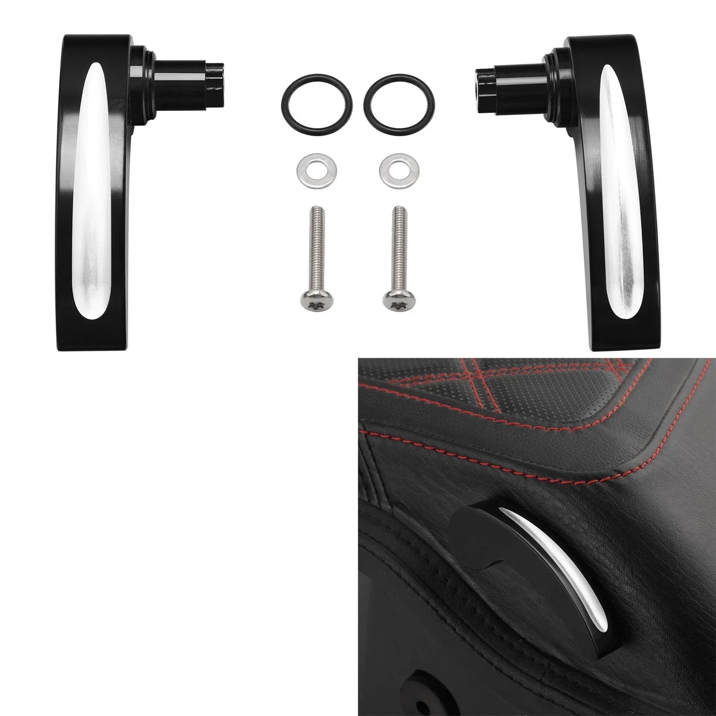 Saddlebag Lid Lifter Latch Handle Levers for Harley Road Street Glide (14-23)