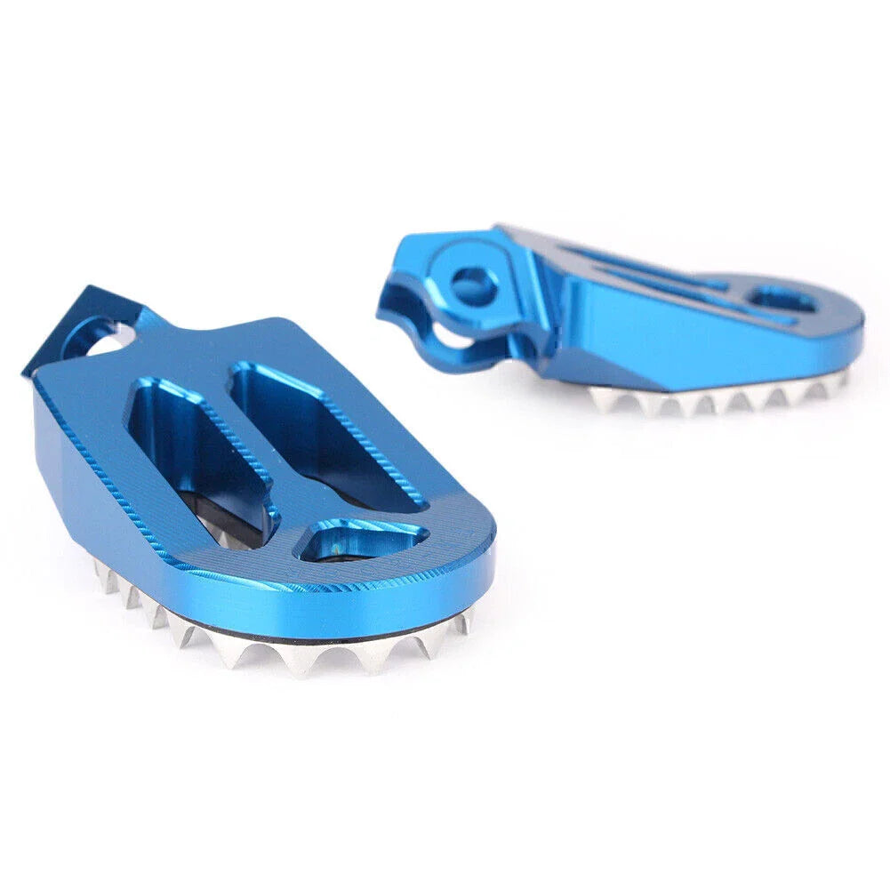 Aluminum Footpegs  Footrests Blue for Suzuki RMZ250 RMZ450 (2010-2015)