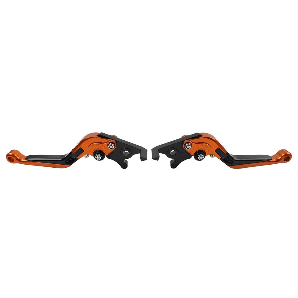 CNC Orange Extendable Brake Clutch Levers for Yamaha FJR 1300, XJR1300 (2004-2020)