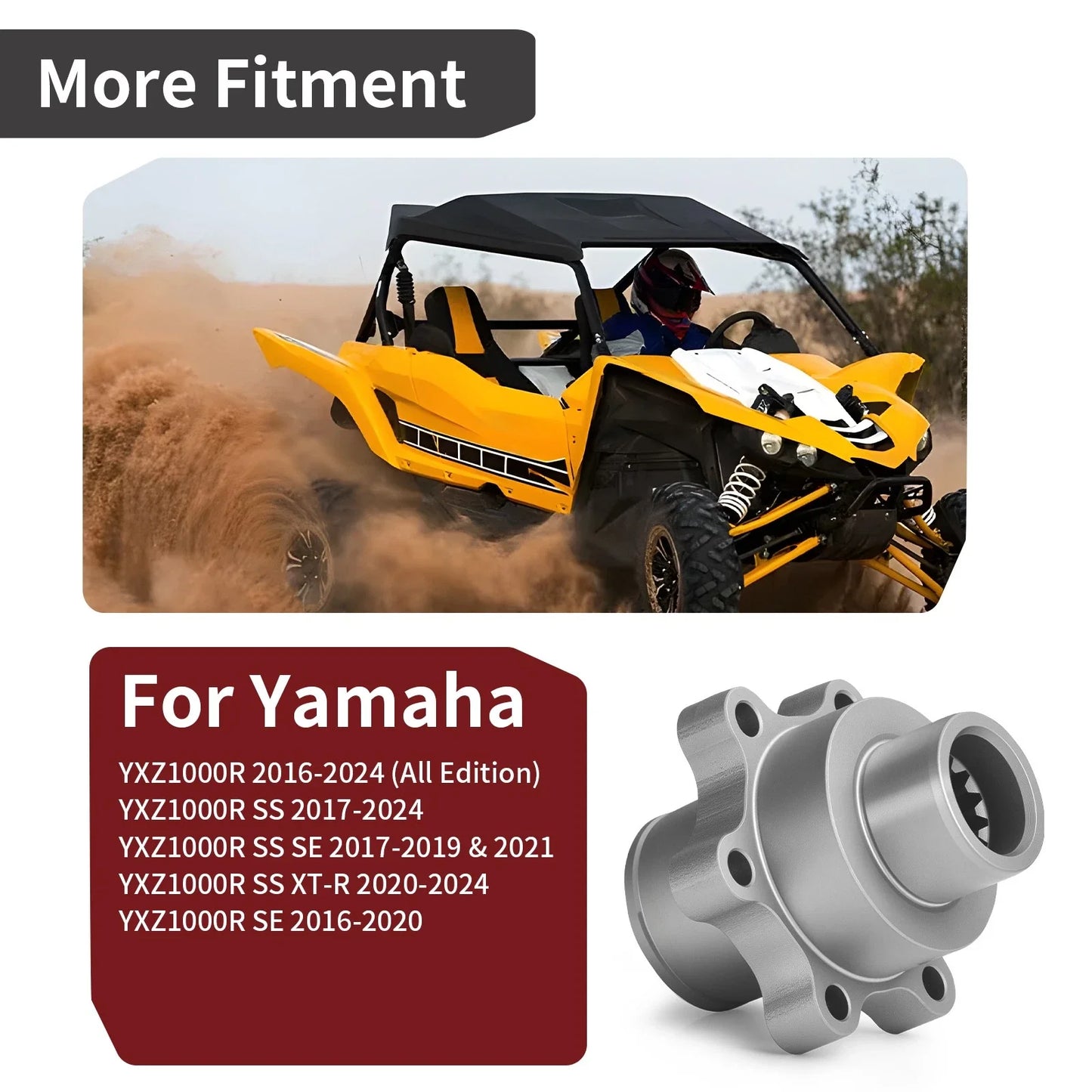 Coupling for Yamaha YXZ1000R SS XT-R (2020–2024)