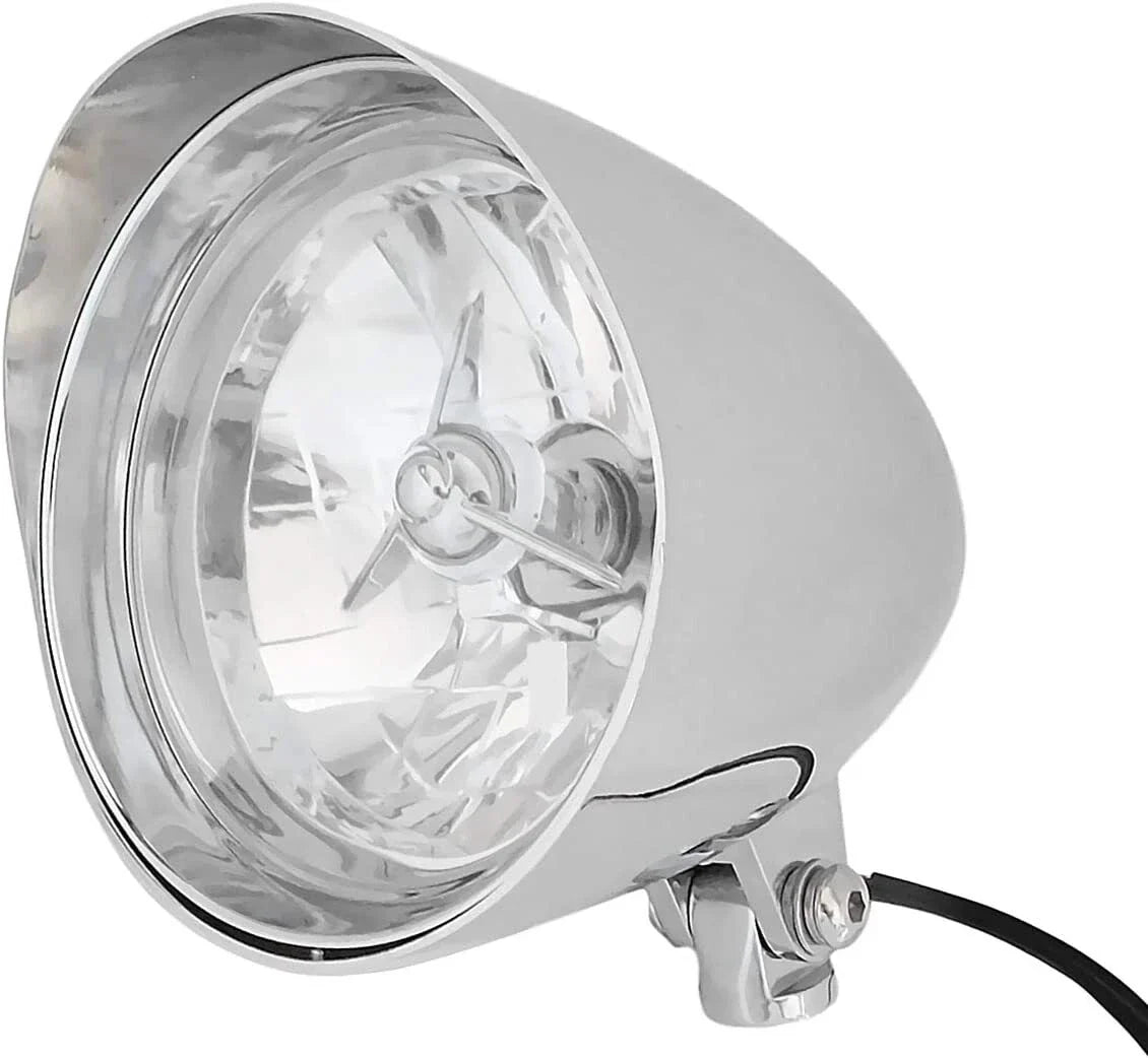 6" Chrome Bullet Headlight for Harley Sportster Chopper Bobber