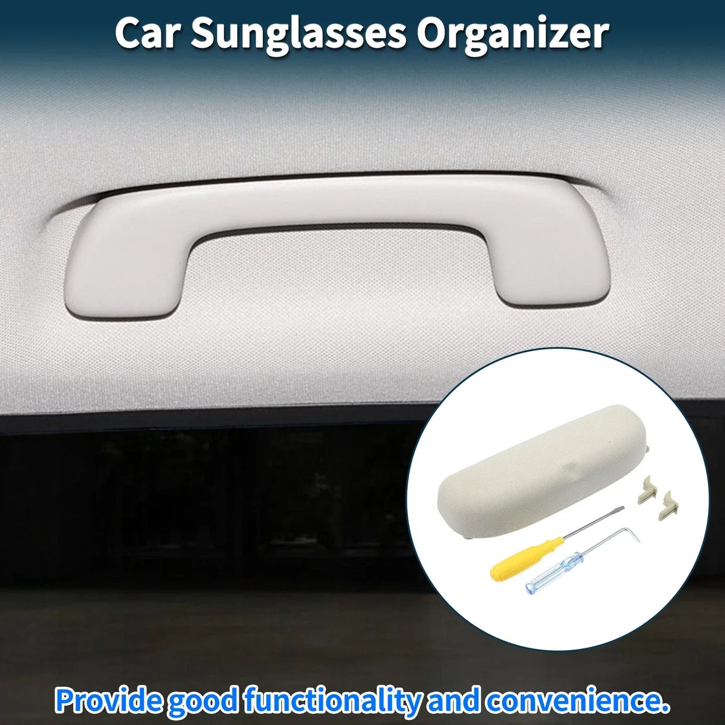 Sunglasses Case for Porsche Cayenne Eyeglasses Holder Storage Box (2003-2023)