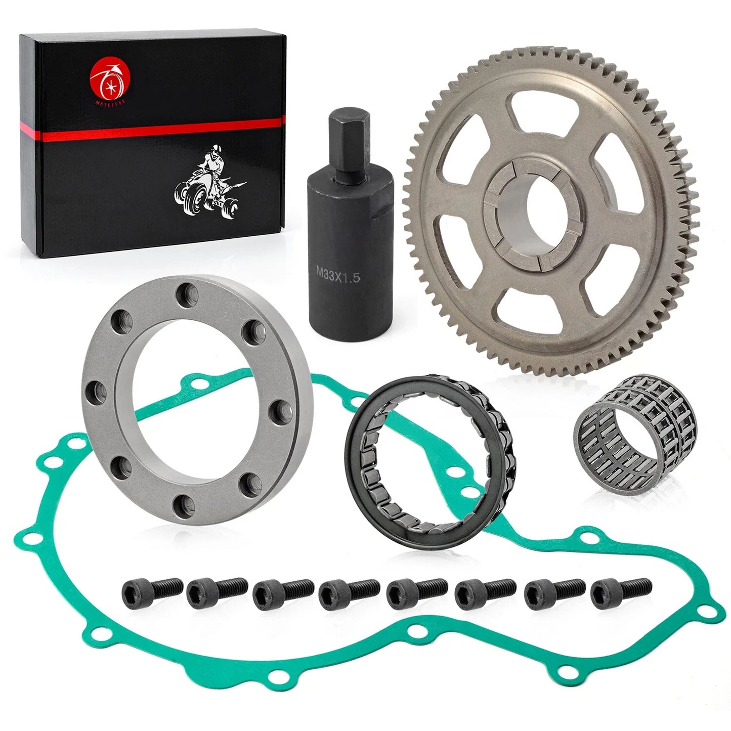 Flywheel Puller Clutch Idler Gear 72T for Polaris Predator 500 (2003–2007)