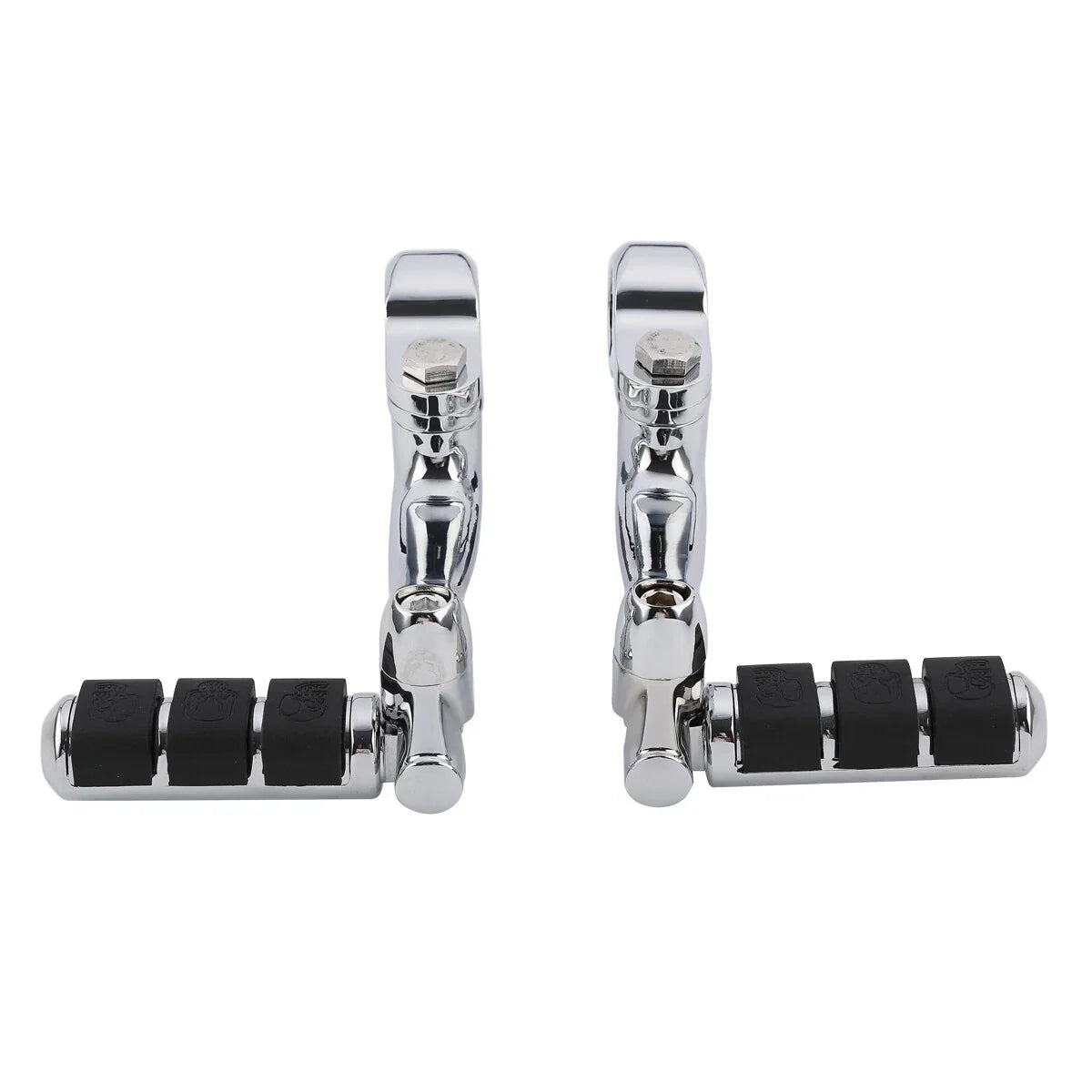 1 1/4" Engine Guard Foot Pegs Mount for Harley Touring Street Glide