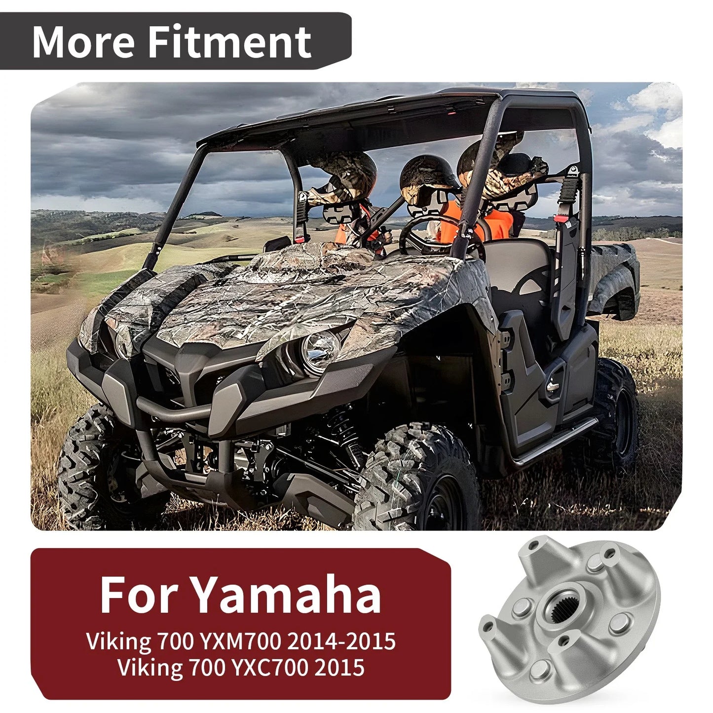 Wheel Hub for Yamaha Viking 700 (2010–2015)
