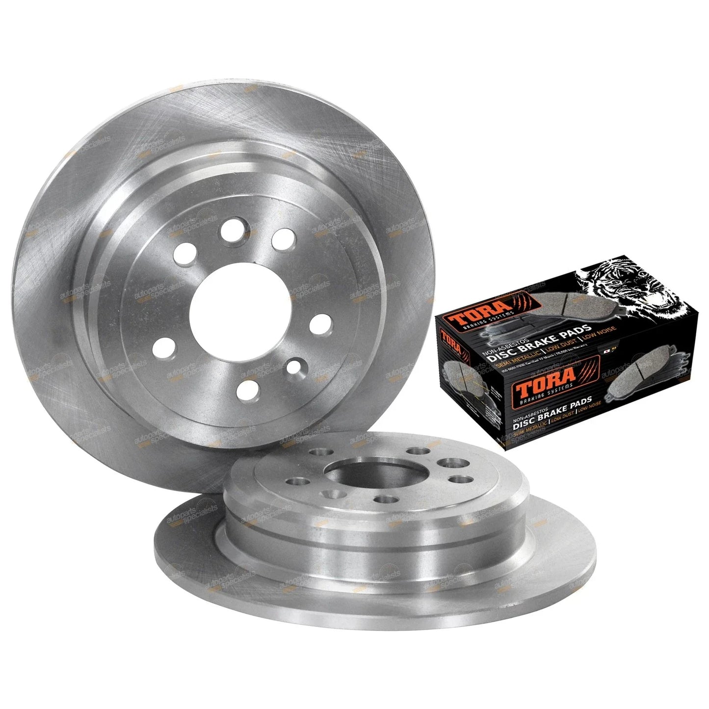 Rear Disc Brake Rotors + Pads Pack for Ford LTD DF DL (1995 - 1998)