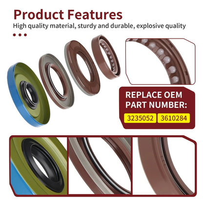 Crankshaft Seal Triple Lip Seals for Polaris General XP 1000 (2020–2025)