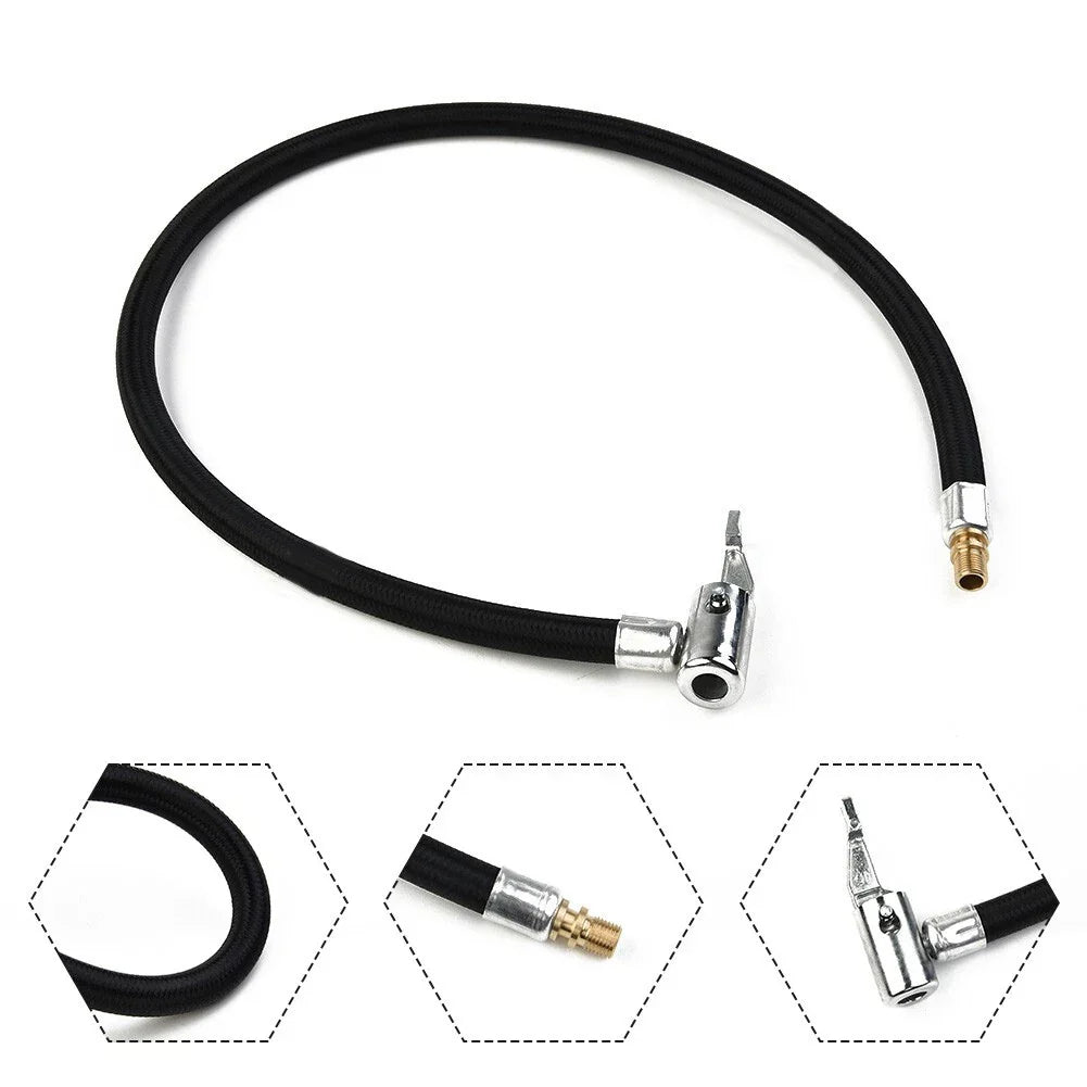 Inflator Hose Adapter 60cm Pump Replacement Rubber+Metal+Cloth
