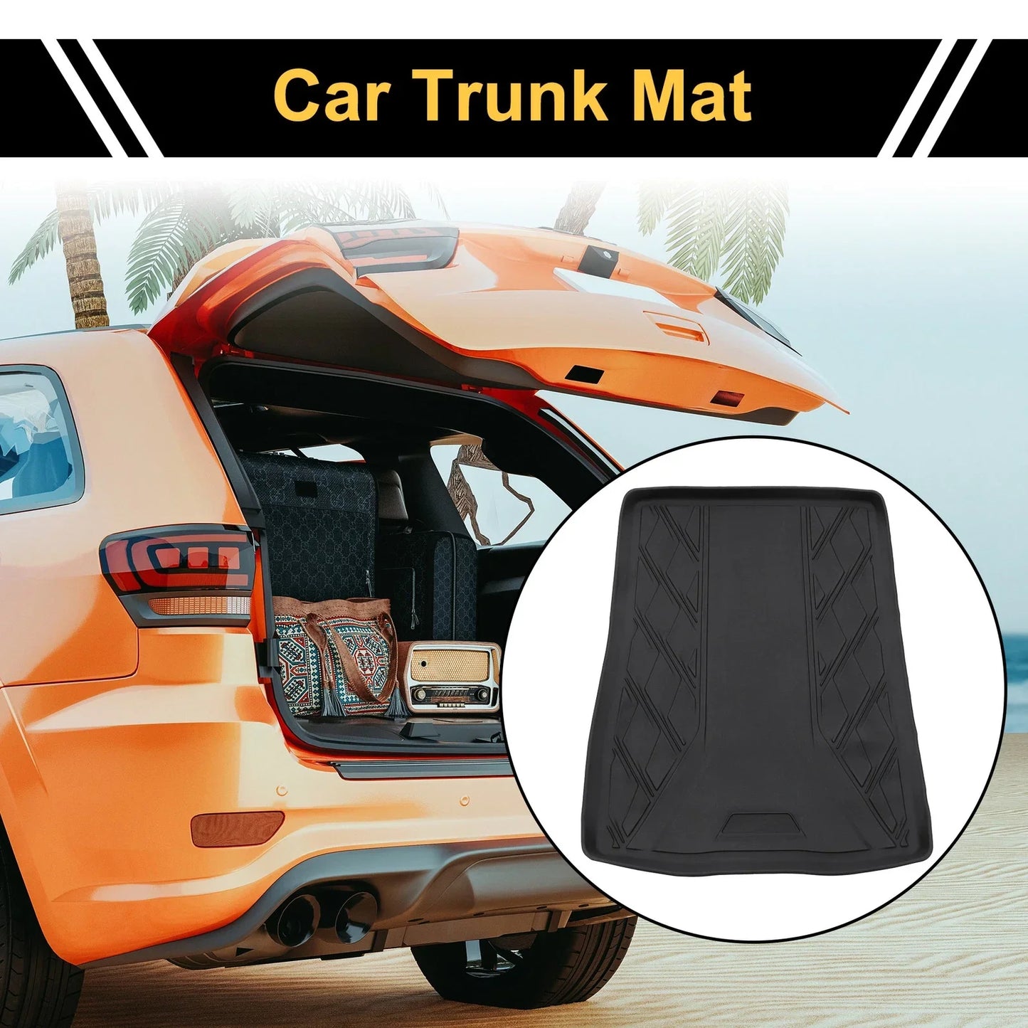 Cargo Liner Rear Trunk Mat for BMW 7 Series 740i (2016-2022)