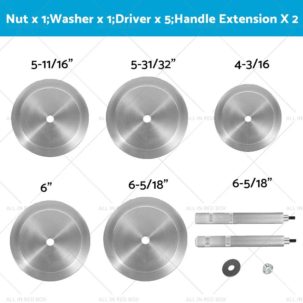 Truck Hub Seal Installer Kit for Class 7 & 8 Road Trucks & Trailers