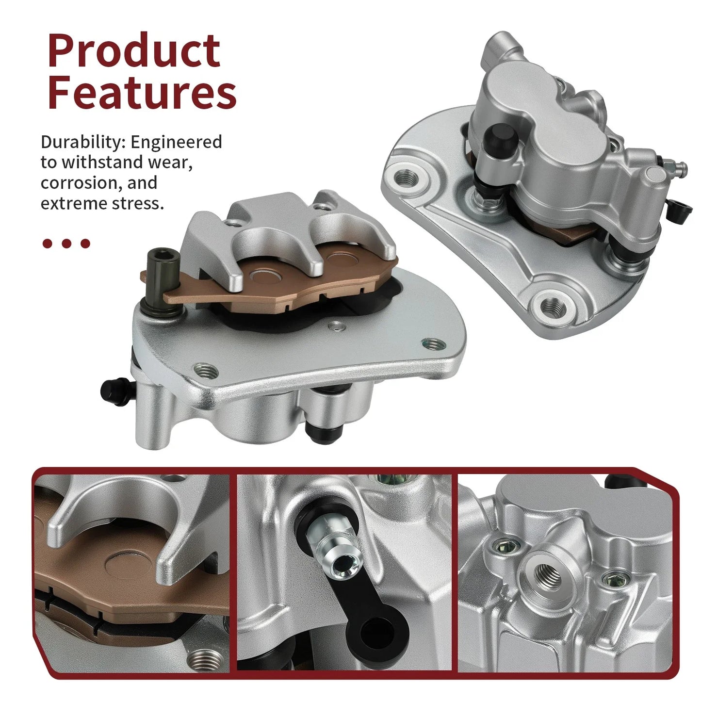 2 x Front Brake Calipers for Can-Am Commander 800 1000 Maverick (2006–2014)