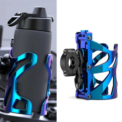 Motorcycle Alloy Handlebar Water Cup Drink Bottle Holder for Universal