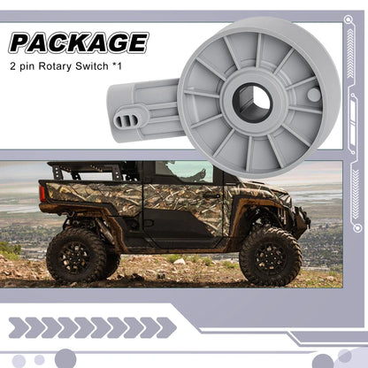 Resistive 2-Pin Rotary Switch for Polaris RZR S 1000 RZR XP 1000 (2018–2023)