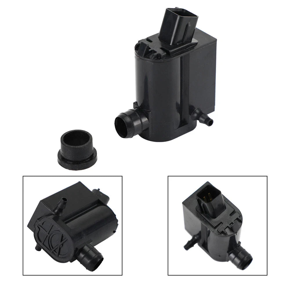2 x Front & Rear Washer Pumps for Hyundai Elantra Santa Fe Kia (2007–2024)