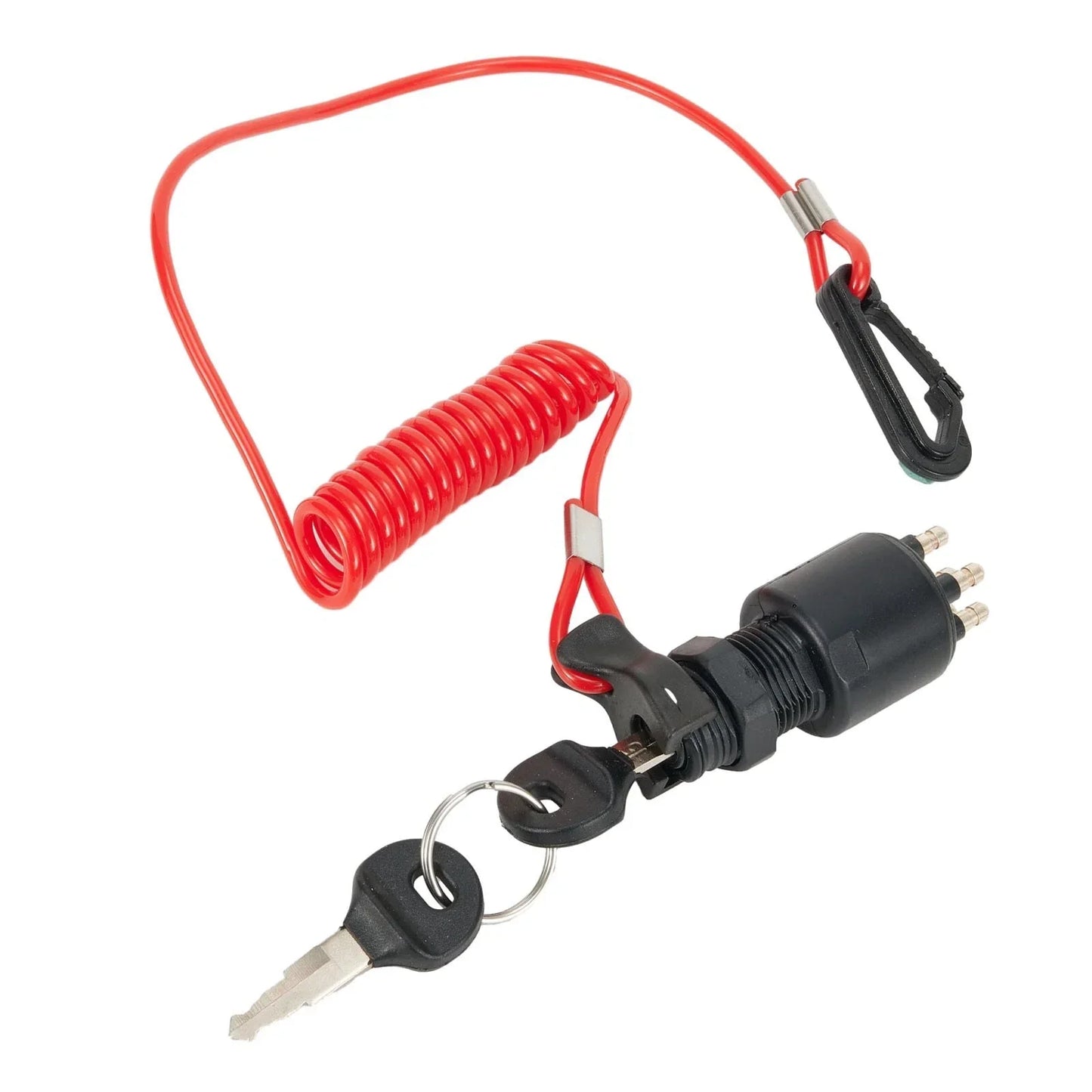 Ignition Tether On-Off Key-Switch With Safety Lanyard for OMC-Johnson