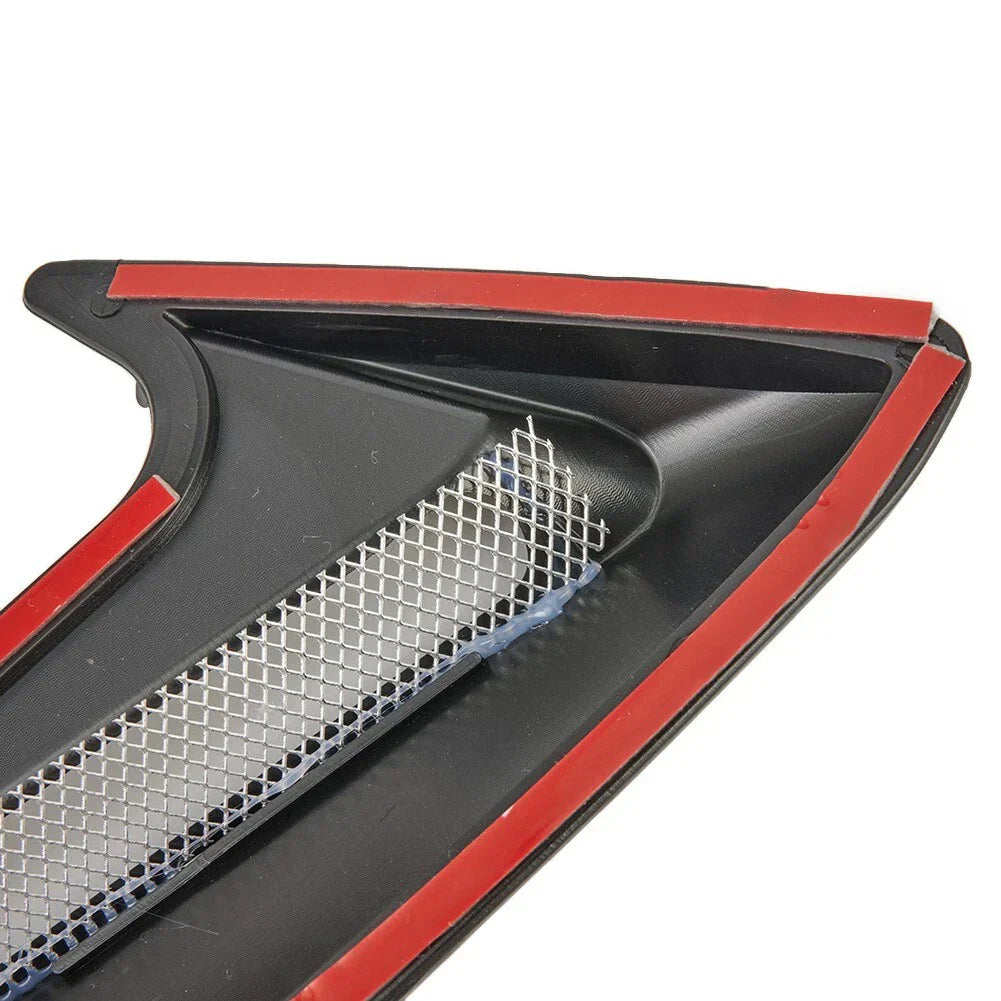 Replacement Fender Part 2 x ABS Vent Black Stickers Tool