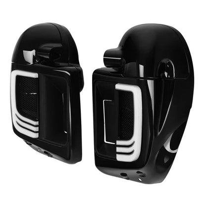 Vented Leg Fairings & Turn Signals Light for Harley Road Glide (2014-2024)